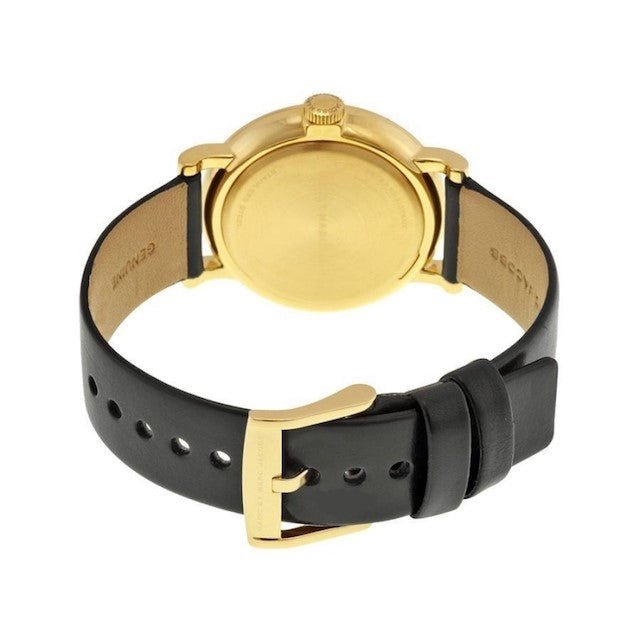 Marc Jacobs Baker Black Dial Black Leather Strap Watch for Women - MBM1273 Buy Now By Marc Jacobs