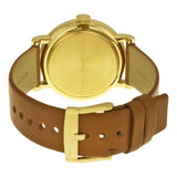 Marc Jacobs Baker White Dial Brown Leather Strap Watch for Womern - MBM1316 Buy Now By Marc Jacobs