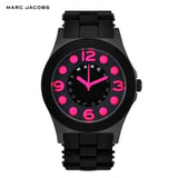 Marc Jacobs Pelly Black Dial Black Silicone Strap Watch for Women - MBM2529 Buy Now By Marc Jacobs