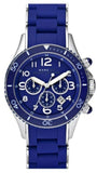 Marc Jacobs Rock Chronograph Blue Dial Blue Silicone Strap Watch for Women - MBM2548 Buy Now By Marc Jacobs