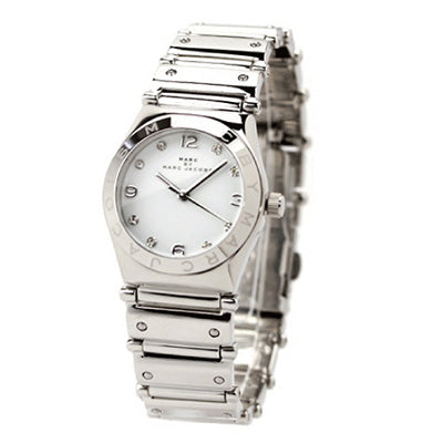 Marc Jacobs White Dial Silver Steel Strap Watch for Women - MBM3052 Buy Now By Marc Jacobs