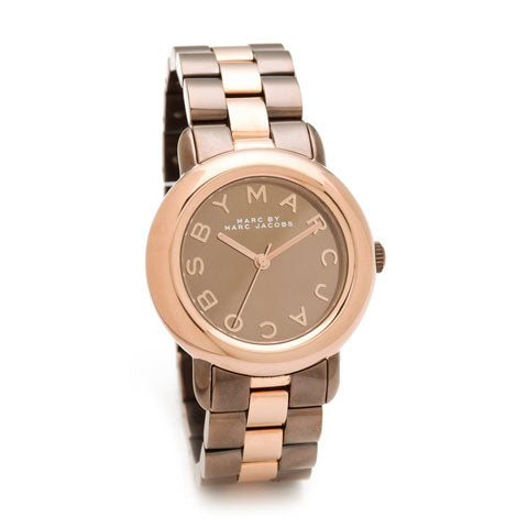 Marc Jacobs Marci Brown Dial Two Tone Steel Strap Watch for Women - MBM3171 Buy Now By Marc Jacobs