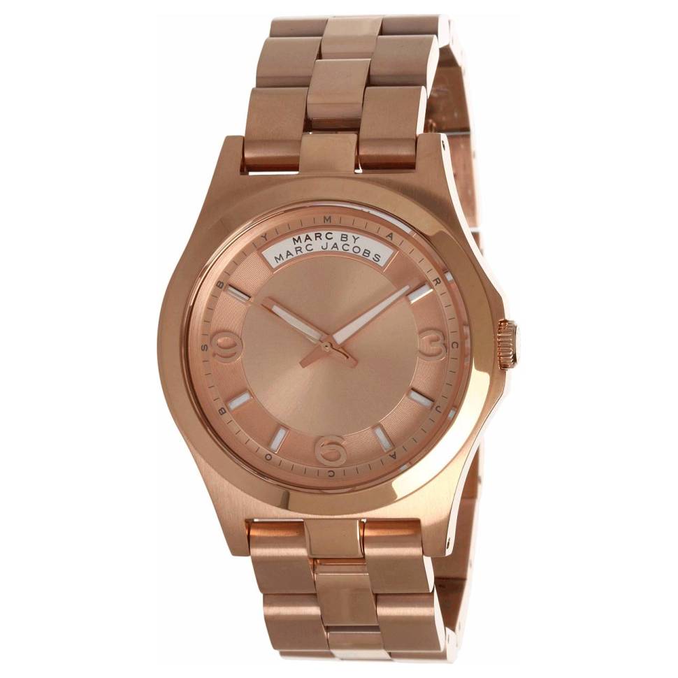 Marc Jacobs Baby Dave Rose Gold Dial Rose Gold Steel Strap Watch for Women - MBM3235 Buy Now By Marc Jacobs