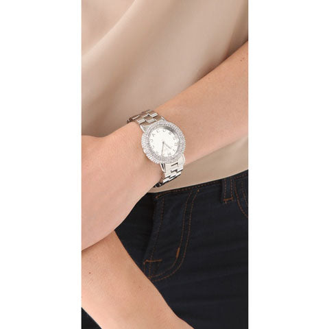 Marc Jacobs Marci Silver Dial Silver Steel Strap Watch for Women - MBM3190 Buy Now By Marc Jacobs