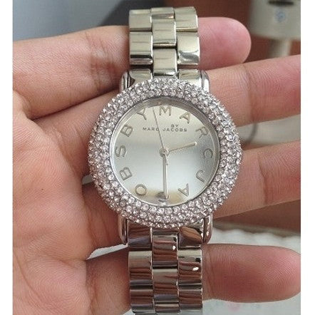 Marc Jacobs Marci Silver Dial Silver Steel Strap Watch for Women - MBM3190 Buy Now By Marc Jacobs