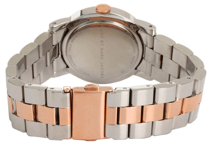 Marc Jacobs Amy Silver Dial Two Tone Steel Strap Watch for Women - MBM3194 Buy Now By Marc Jacobs