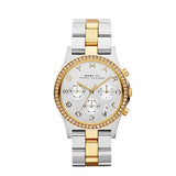 Marc Jacobs Henry Chronograph Silver Dial Two Tone Steel Strap Watch for Women - MBM3197 Buy Now By Marc Jacobs