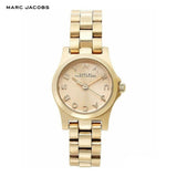 Marc Jacobs Henry Dinky Gold Dial Gold Steel Strap Watch for Women - MBM3199 Buy Now By Marc Jacobs