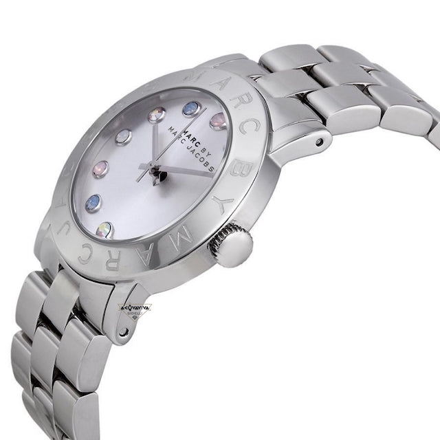 Marc Jacobs Amy White Dial Silver Steel Strap Watch for Women - MBM3140 Buy Now By Marc Jacobs
