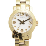 Marc Jacobs Amy Dinky White Dial Gold Steel Strap Watch for Women - MBM3226 Buy Now By Marc Jacobs