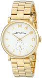 Marc Jacobs Baker White Dial Gold Steel Strap Watch for Women - MBM3243 Buy Now By Marc Jacobs