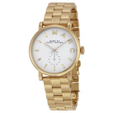Marc Jacobs Baker White Dial Gold Steel Strap Watch for Women - MBM3243 Buy Now By Marc Jacobs