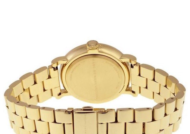 Marc Jacobs Baker White Dial Gold Steel Strap Watch for Women - MBM3243 Buy Now By Marc Jacobs