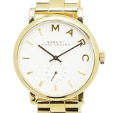 Marc Jacobs Baker White Dial Gold Steel Strap Watch for Women - MBM3243 Buy Now By Marc Jacobs
