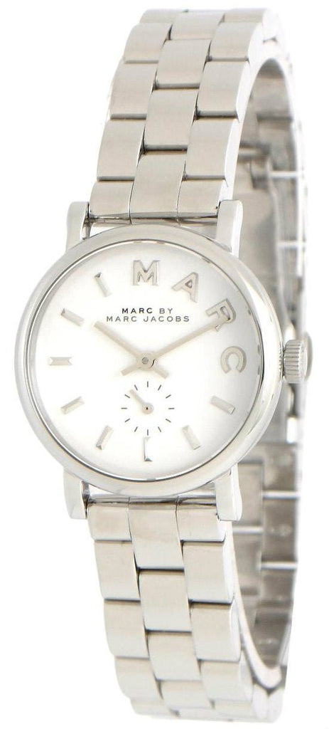 Marc Jacobs Baker White Dial Silver Steel Strap Watch for Women - MBM3246 Buy Now By Marc Jacobs