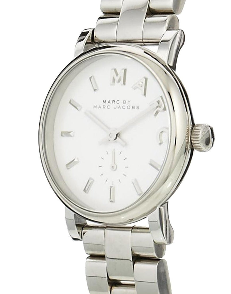 Marc Jacobs Baker White Dial Silver Steel Strap Watch for Women - MBM3246 Buy Now By Marc Jacobs