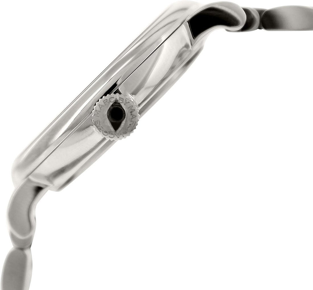 Marc Jacobs Baker Pink Dial Silver Steel Strap Watch for Women - MBM3280 Buy Now By Marc Jacobs