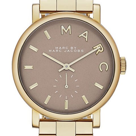 Marc Jacobs Baker Brown Dial Gold Steel Strap Watch for Women - MBM8631 Buy Now By Marc Jacobs