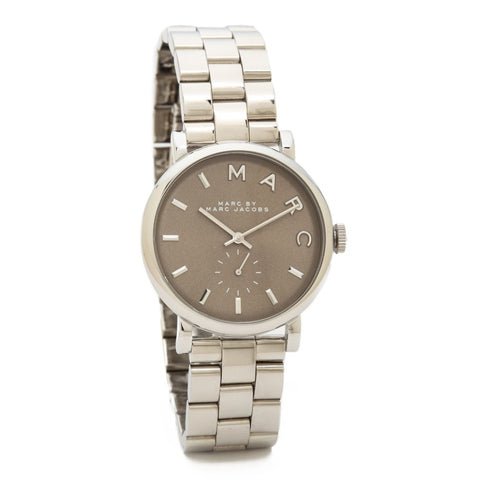 Marc Jacobs Baker Brown Dial Silver Steel Strap Watch For Women - MBM3329 Buy Now By Marc Jacobs