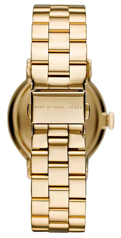 Marc Jacobs Baker Black Dial Gold Steel Strap Watch for Women - MBM3355 Buy Now By Marc Jacobs