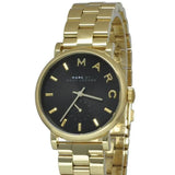 Marc Jacobs Baker Black Dial Gold Steel Strap Watch for Women - MBM3355 Buy Now By Marc Jacobs