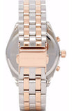 Marc Jacobs Peeker Chronograph Silver Two Tone Steel Strap Watch for Women - MBM3369 Buy Now By Marc Jacobs