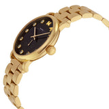 Marc Jacobs Baker Dexter Black Dial Gold Steel Strap Watch for Women - MBM3421 Buy Now By Marc Jacobs