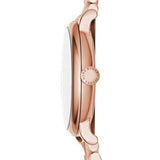 Marc Jacobs Baker White Dial Rose Gold Steel Strap Watch for Women - MBM3441 Buy Now By Marc Jacobs