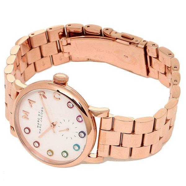 Marc Jacobs Baker White Dial Rose Gold Steel Strap Watch for Women - MBM3441 Buy Now By Marc Jacobs