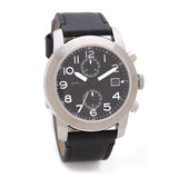Marc Jacobs Larry Chronograph Black Dial Black Leather Strap Watch for Men - MBM5033 Buy Now By Marc Jacobs