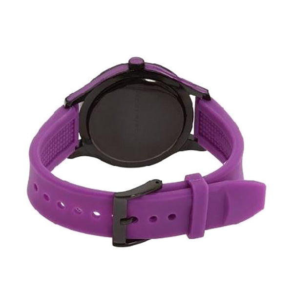 Marc Jacobs Marc White Dial Purple Silicone Strap Watch for Women - MBM5514 Buy Now By Marc Jacobs