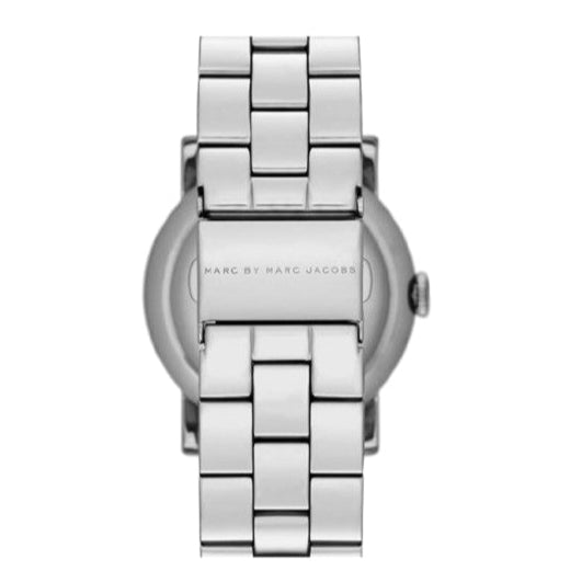 Marc Jacobs Amy Analog Mother of Pearl Grey Dial Silver Steel Strap Watch for Women - MBM8608 Buy Now By Marc Jacobs