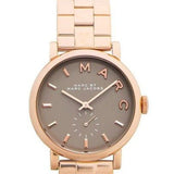 Marc Jacobs Baker Brown Dial Rose Gold Steel Strap Watch for Women - MBM8632 Buy Now By Marc Jacobs