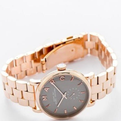 Marc Jacobs Baker Brown Dial Rose Gold Steel Strap Watch for Women - MBM8632 Buy Now By Marc Jacobs