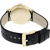Marc Jacobs Fergus Black Dial Black Leather Strap Watch for Women - MBM8651 Buy Now By Marc Jacobs
