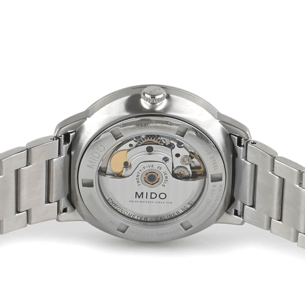 Mido Commander II Automatic Black Dial Silver Steel Strap Watch For Men - M021.431.11.051.00 Buy Now By Mido