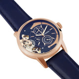 Fossil Townsman Twist Skeleton Blue Dial Blue Leather Strap Watch for Men - ME1138 Buy Now By Fossil
