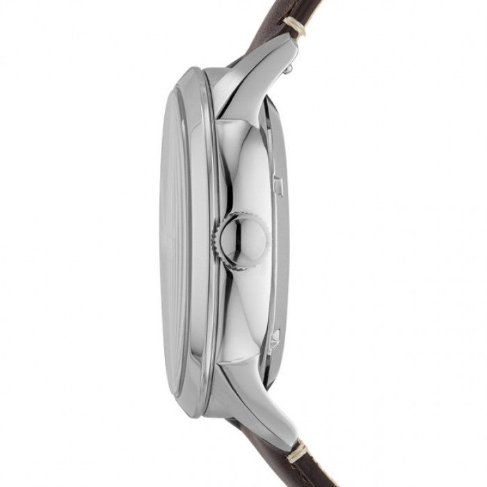 Fossil Townsman Twist Multifunction White Dial Black Leather Strap Watch for Men - ME1164 Buy Now By Fossil