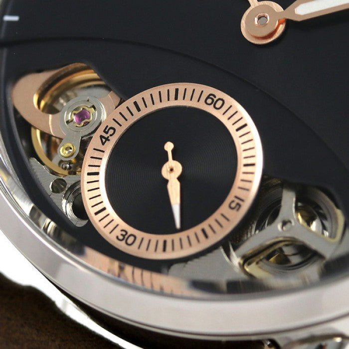 Fossil The Commuter Twist Black Dial Brown Leather Strap Watch for Men - ME1165 Buy Now By Fossil