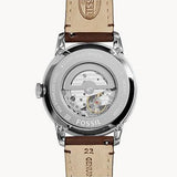 Fossil Townsman Automatic Black Dial Brown Leather Strap Watch for Men - ME3061 Buy Now By Fossil