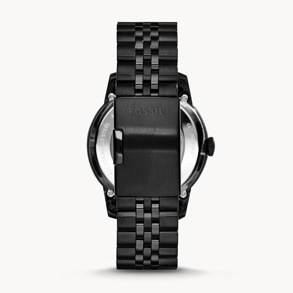 Fossil Townsman Multi Function Mechanical Black Dial Black Steel Strap Watch for Men - ME3062 Buy Now By Fossil