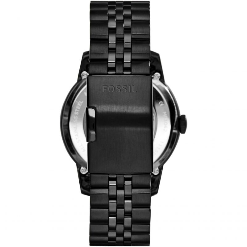 Fossil Townsman Multi Function Mechanical Black Dial Black Steel Strap Watch for Men - ME3062 Buy Now By Fossil
