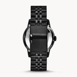 Fossil Townsman Multi Function Mechanical Black Dial Black Steel Strap Watch for Men - ME3062 Buy Now By Fossil