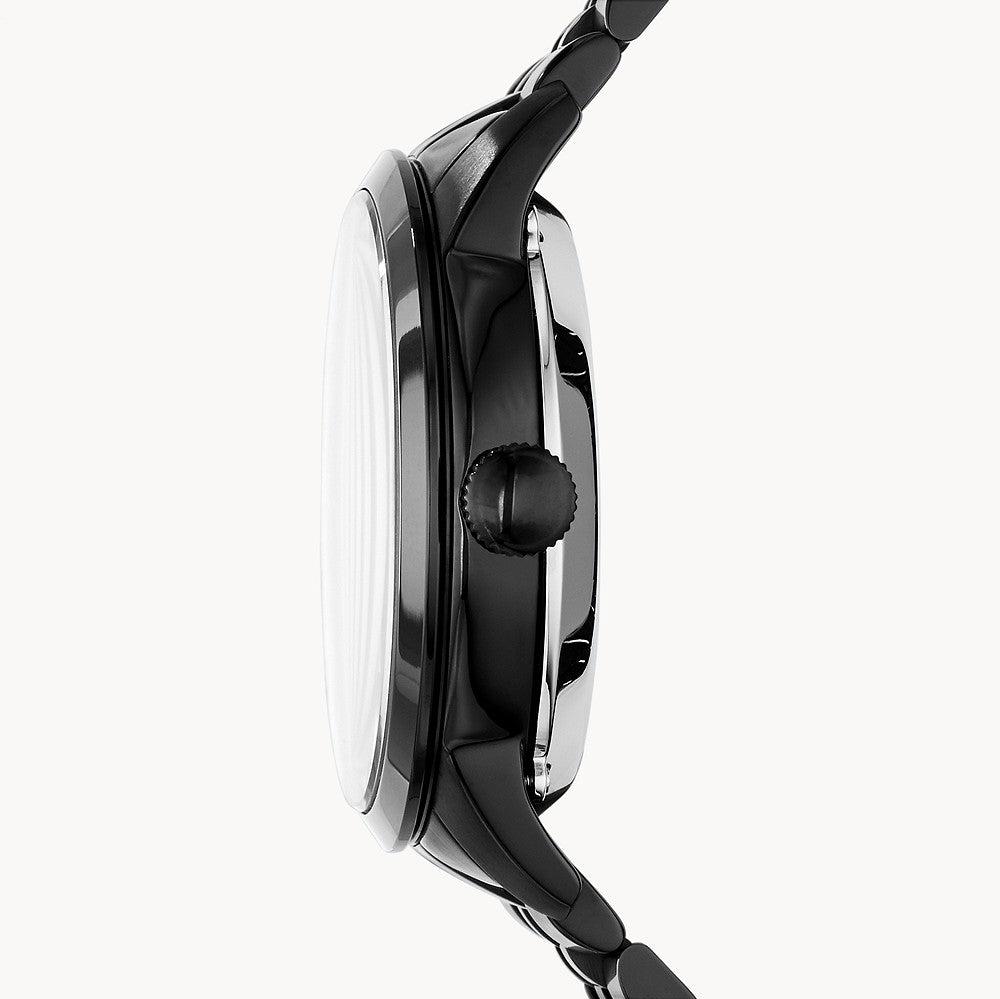 Fossil Townsman Multi Function Mechanical Black Dial Black Steel Strap Watch for Men - ME3062 Buy Now By Fossil