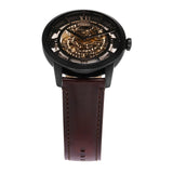 Fossil Townsman Automatic Skeleton Brown Dial Brown Leather Strap Watch for Men - ME3098 Buy Now By Fossil