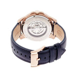 Fossil Grant Automatic Skeleton Blue Dial Blue Leather Strap Watch for Men - ME3102 Buy Now By Fossil