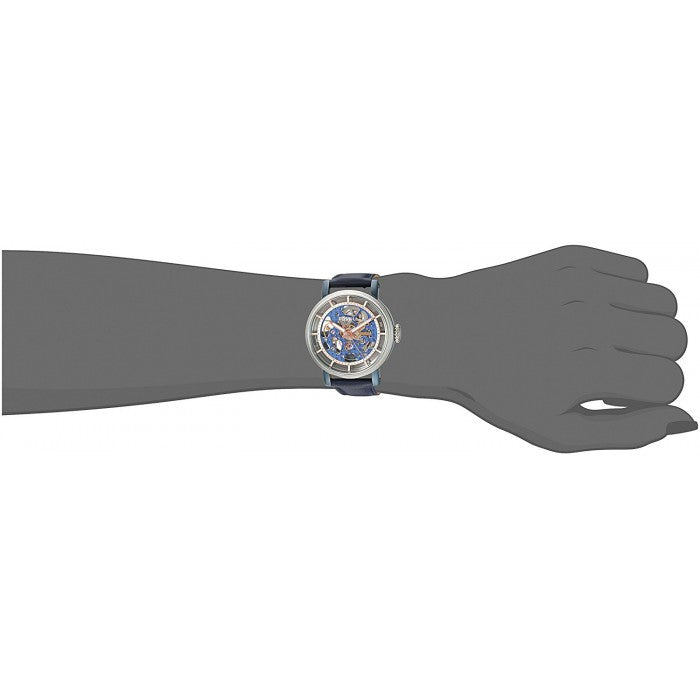 Fossil Boyfriend Skeleton Blue Dial Blue Leather Strap Watch for Women - ME3136 Buy Now By Fossil