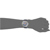 Fossil Boyfriend Skeleton Blue Dial Blue Leather Strap Watch for Women - ME3136 Buy Now By Fossil