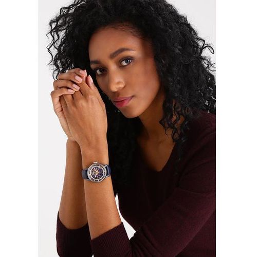 Fossil Boyfriend Skeleton Blue Dial Blue Leather Strap Watch for Women - ME3136 Buy Now By Fossil