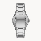 Fossil Forrester Automatic Skeleton Black Dial Silver Steel Strap Watch for Men - ME3180 Buy Now By Fossil
